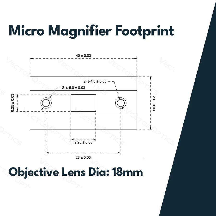 Vector Optics Paragon 3x18 Powiększalnik Micro