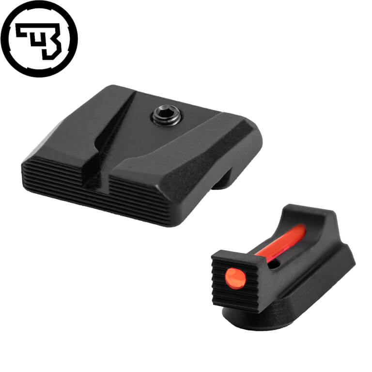 CZ P-07, CZ P-09 zestaw stałych przyrządów celowniczych ze światłowodem | typ A