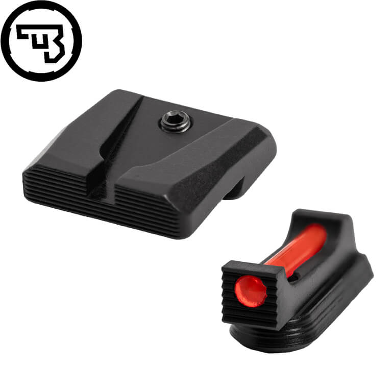 CZ P-07, CZ P-09 zestaw stałych przyrządów celowniczych ze światłowodem | typ A