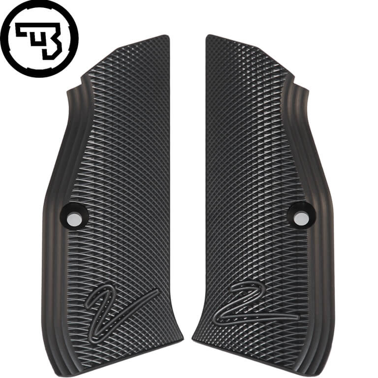 CZ TS 2, CZ Shadow 2, CZ 75B & SP-01 alu CZ okładziny chwytu