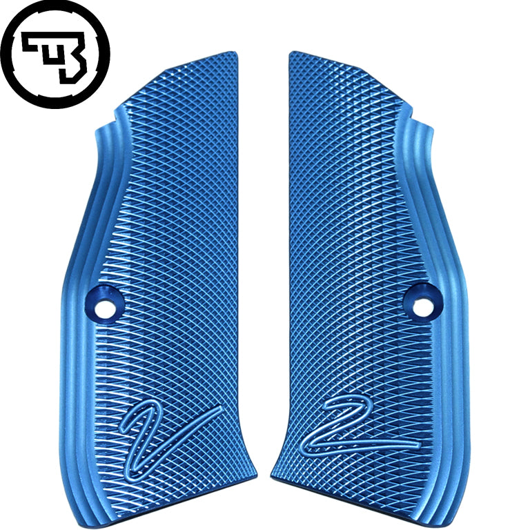 CZ TS 2, CZ Shadow 2, CZ 75B & SP-01 alu CZ okładziny chwytu