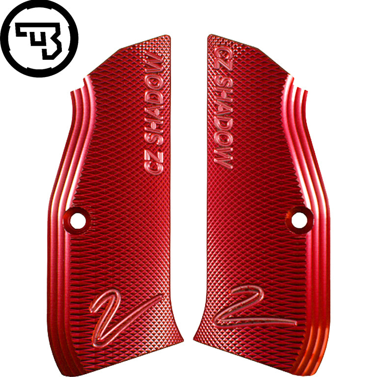 CZ Shadow 2, CZ TS 2, CZ 75B & SP-01 alu CZ okładziny chwytu