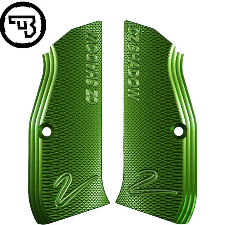 CZ Shadow 2, CZ TS 2, CZ 75B & SP-01 alu CZ okładziny chwytu