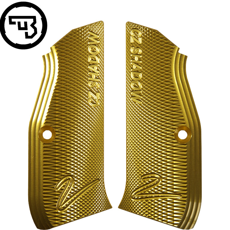 CZ Shadow 2, CZ TS 2, CZ 75B & SP-01 alu CZ okładziny chwytu