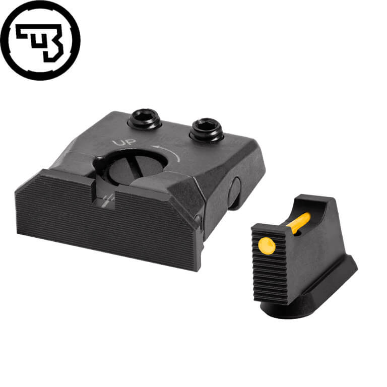 CZ P-10 w pełni regulowany zestaw przyrządów celowniczych ze światłowodem | typ C