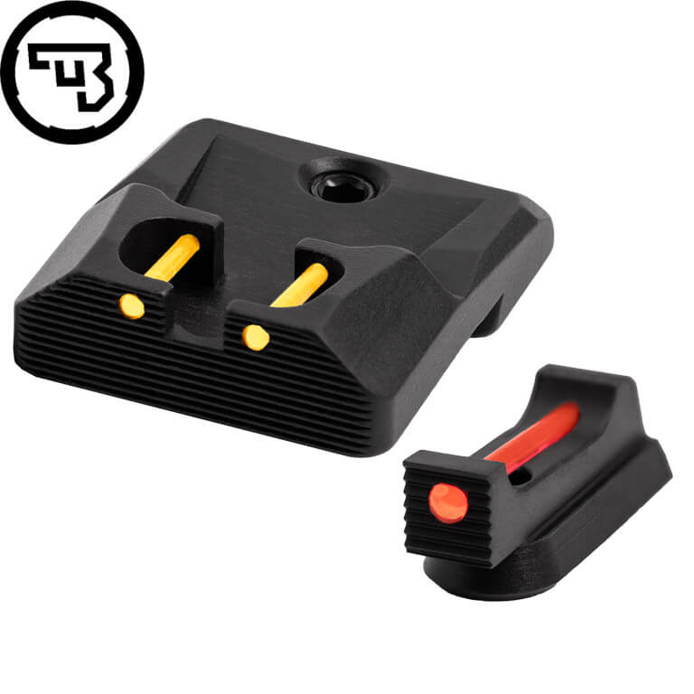 CZ P-10 fixed sight set with fiber optics | type B