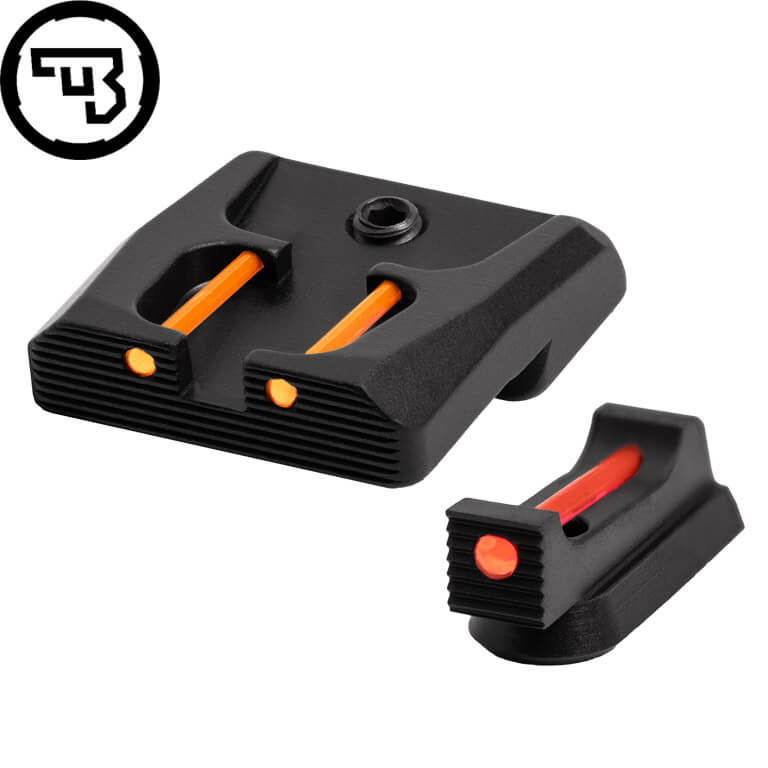 CZ P-07, CZ P-09 stały zestaw przyrządów celowniczych ze światłowodem | typ B