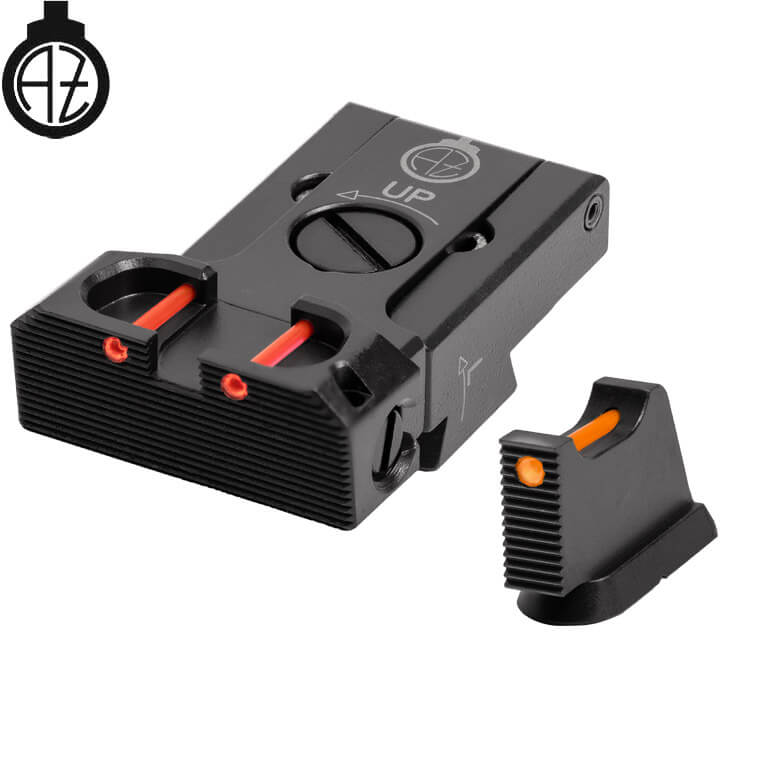 CZ 75B, CZ P-01, CZ 75 SP-01 adjustable sight set with fiber optics | type B