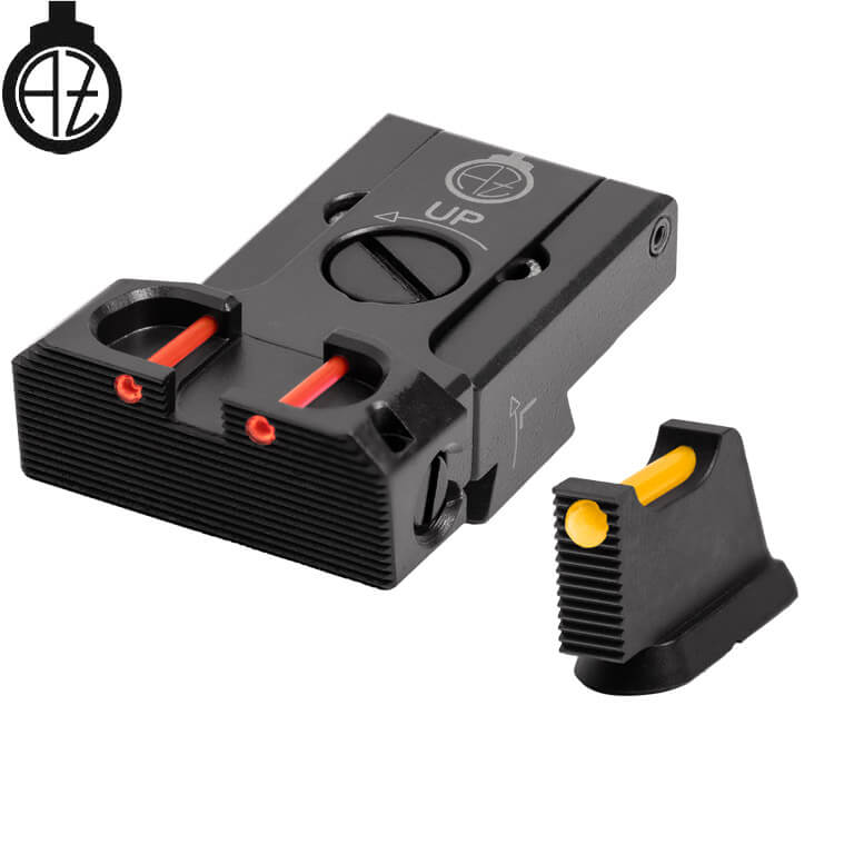 CZ 75B, CZ P-01, CZ 75 SP-01 adjustable sight set with fiber optics | type B