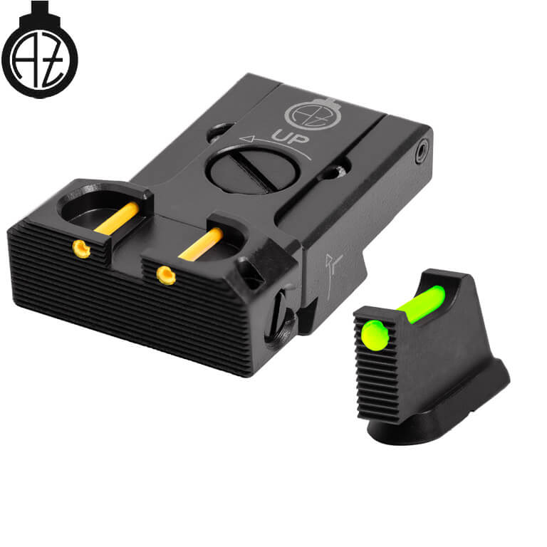 CZ 75B, CZ P-01, CZ 75 SP-01 adjustable sight set with fiber optics | type B
