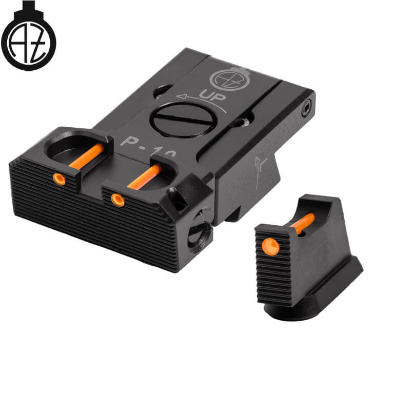 CZ P-10 adjustable sight set with fiber optics | type B