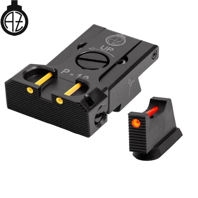 CZ P-10 adjustable sight set with fiber optics | type B