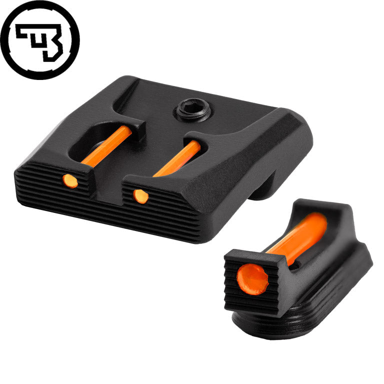 CZ P-07, CZ P-09 stały zestaw przyrządów celowniczych ze światłowodem | typ B