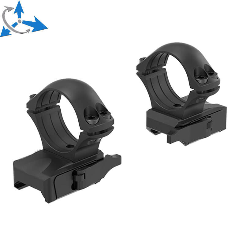 34mm scope rings | two-piece Picatinny QD Ergo base JK-N