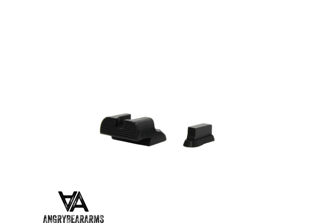 CZ 75B, CZ P-01, CZ 75 SP-01 przyrządy celownicze | rowkowany