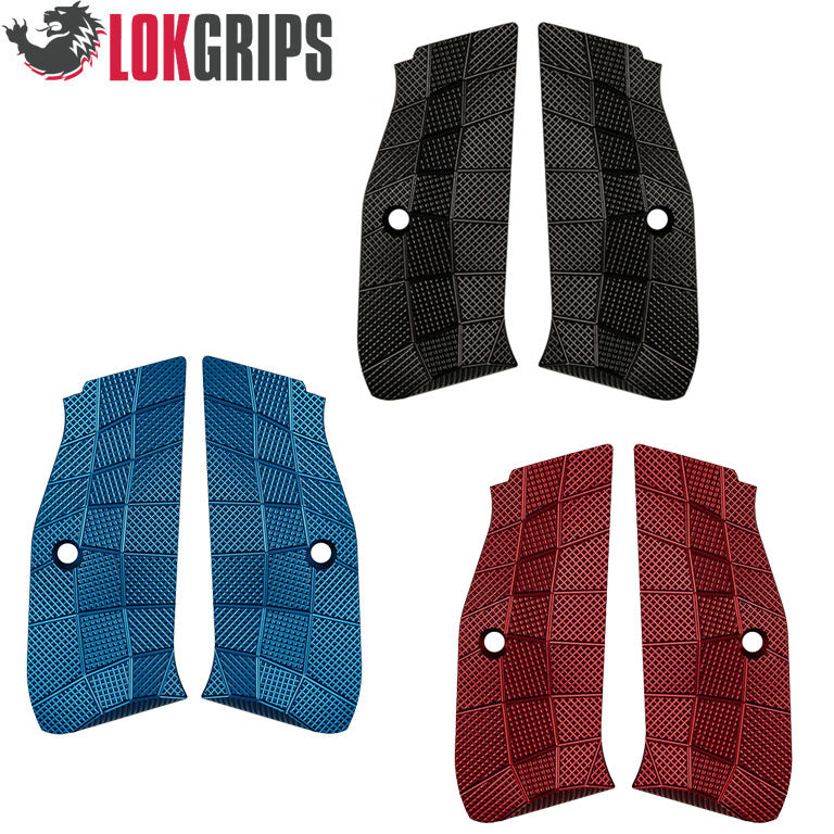 CZ 75B & SP-01, CZ TS 2, CZ Shadow 2 aluminiowe okładziny chwytu Gridlok