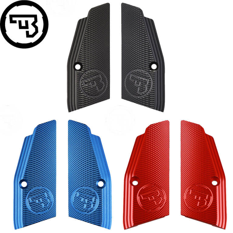 CZ 75B & SP-01, CZ TS 2, CZ Shadow 2 short alu CZ okładziny chwytu