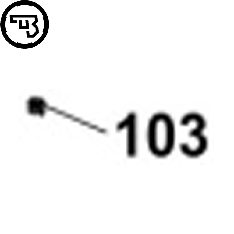 CZ Bren 2 sprężyna zatrzasku rurki gazowej | część #103