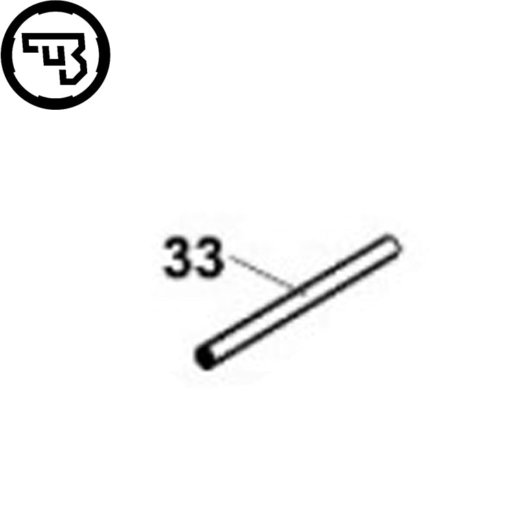 CZ P-10 pin okładziny tylnej chwytu | część #33