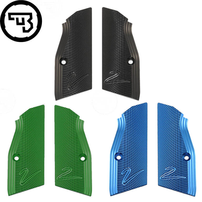 CZ TS 2, CZ Shadow 2, CZ 75B & SP-01 krótkie aluminiowe okładziny chwytu CZ