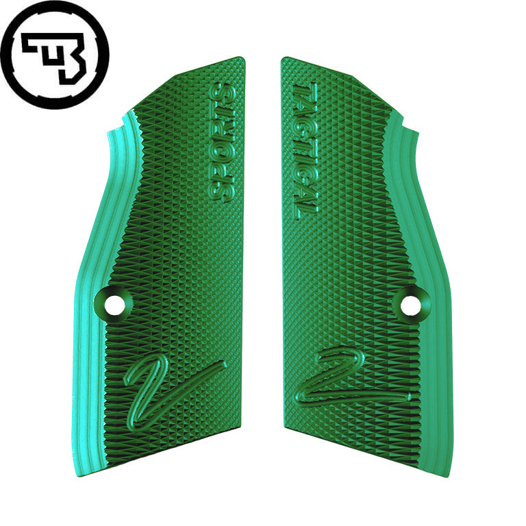 CZ TS 2, CZ Shadow 2, CZ 75B & SP-01 krótkie aluminiowe okładziny chwytu | CZ