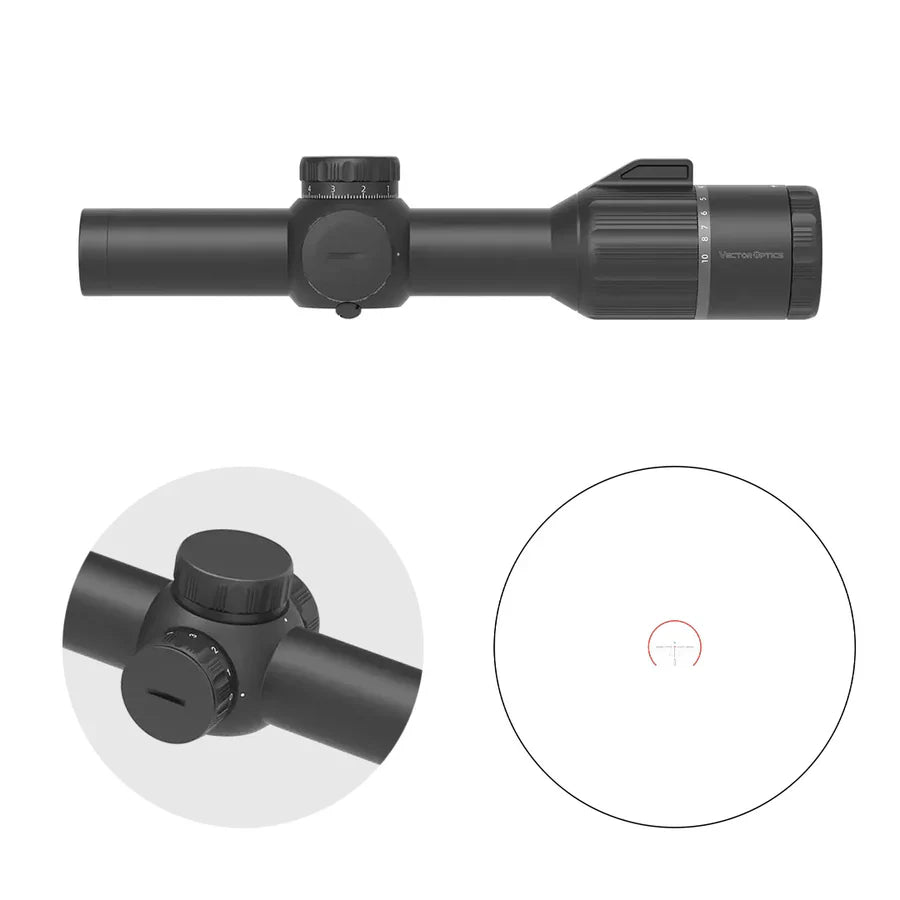 Vector Optics Constantine 1-10x24 HD FFP luneta celownicza
