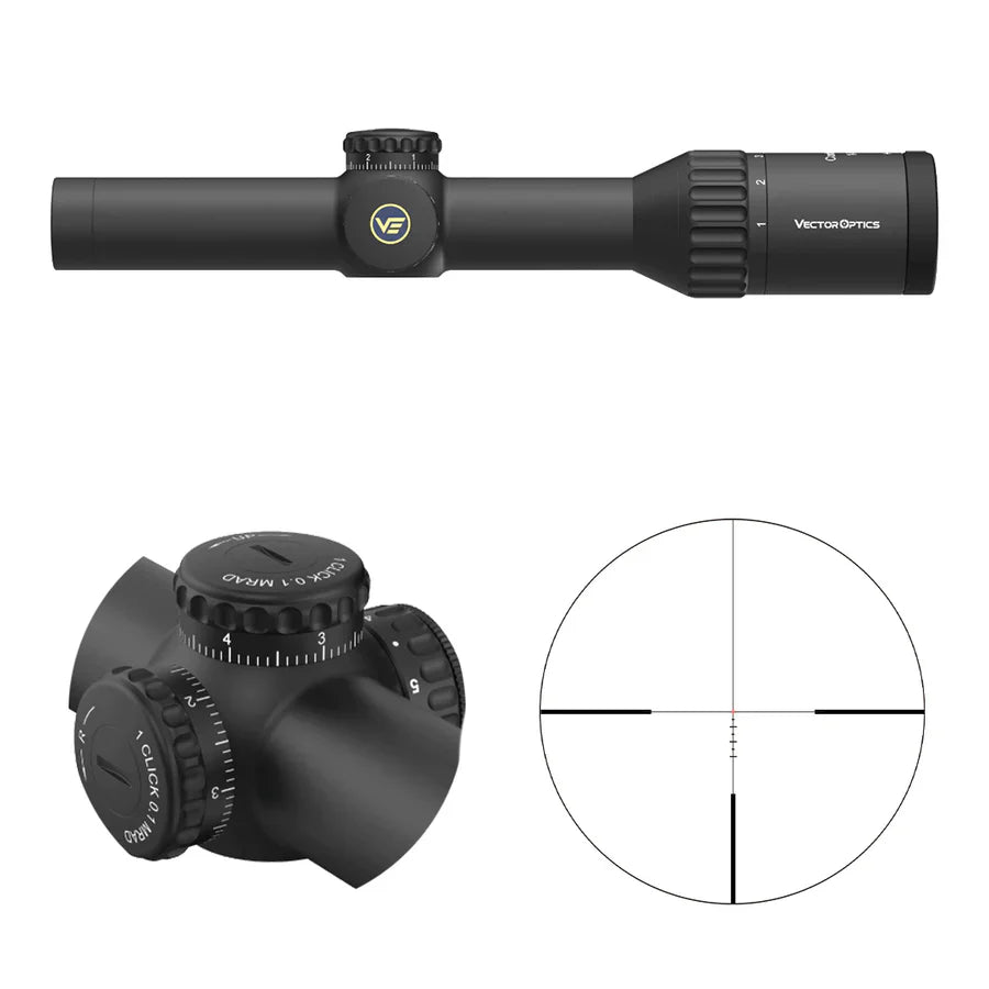 Vector Optics Continental x6 1-6x24 luneta celownicza