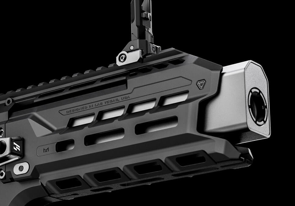 CZ Scorpion Evo atrapowany tłumik