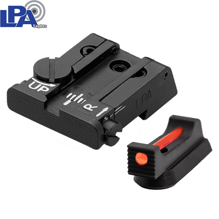 CZ P-10 regulowany zestaw przyrządów celowniczych ze światłowodem | LPA