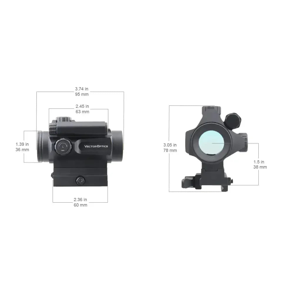 Vector Optics Nautilus 1x30 Scope Double Reticle kolimator Vector Optics