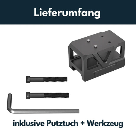 Picatinny montaż kolimatora z podwyższeniem [32 mm] | C-More RTS footprint 