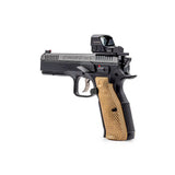 CZ Shadow 2 zatrzask zamka with osłonięta podpórka kciuka 