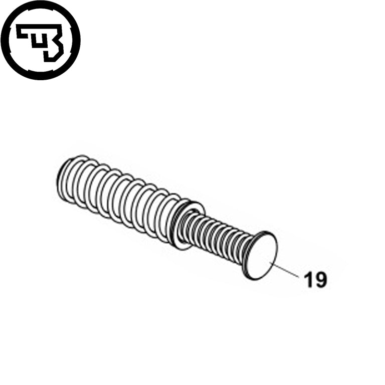 CZ P-10S zespół sprężyny powrotnej | część #19