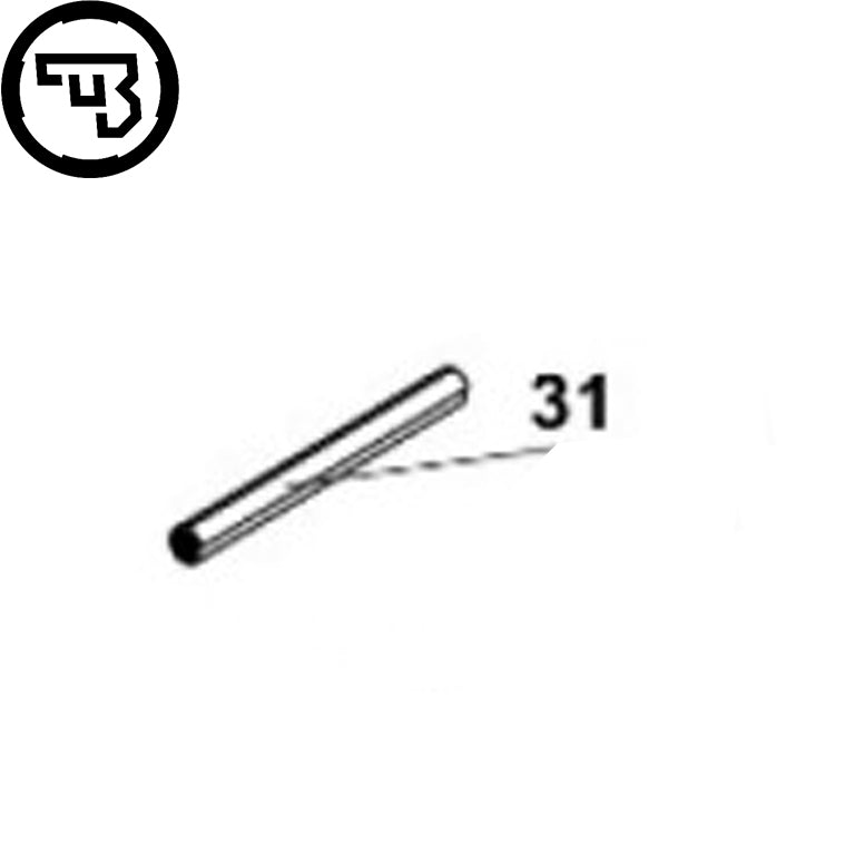 CZ P-10 wkładka szczerbinki z kołkiem sprężynującym | część #31