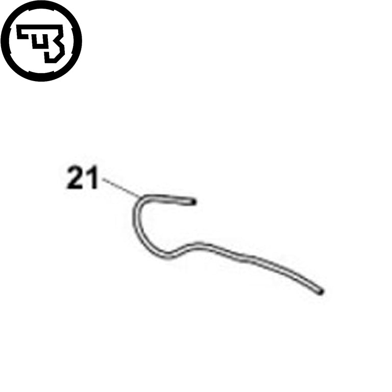 CZ P-10 sprężyna zatrzasku zamka | część #21