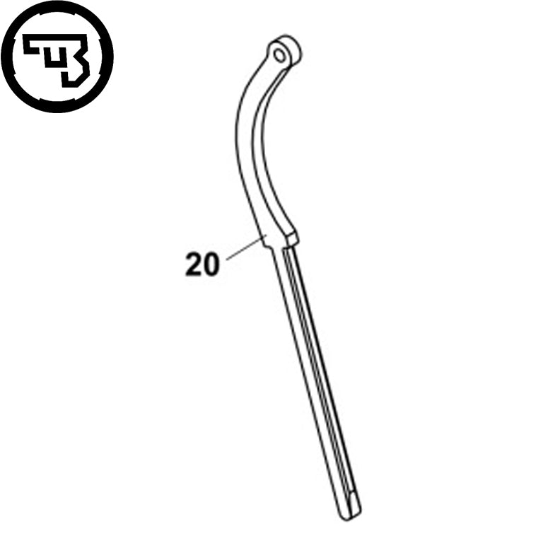 CZ Shadow 2, CZ 75B, CZ 75 SP-01 Shadow pręt sprężyny głównej | część #20