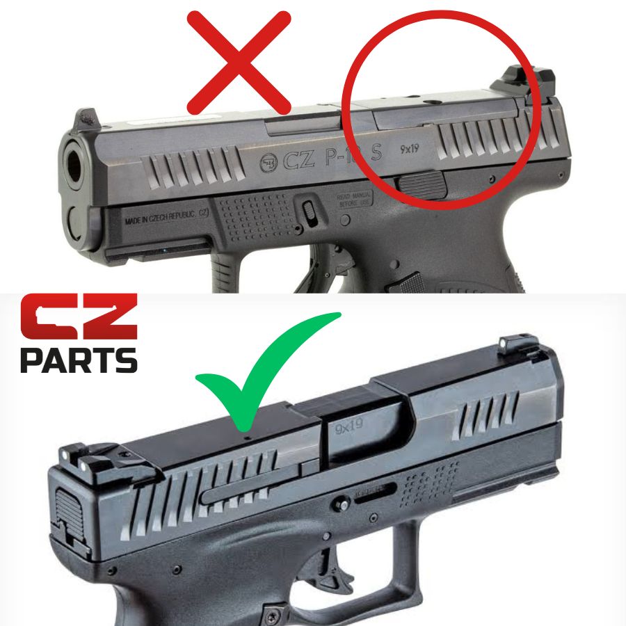 CZ P-10 red dot mount universal | type A