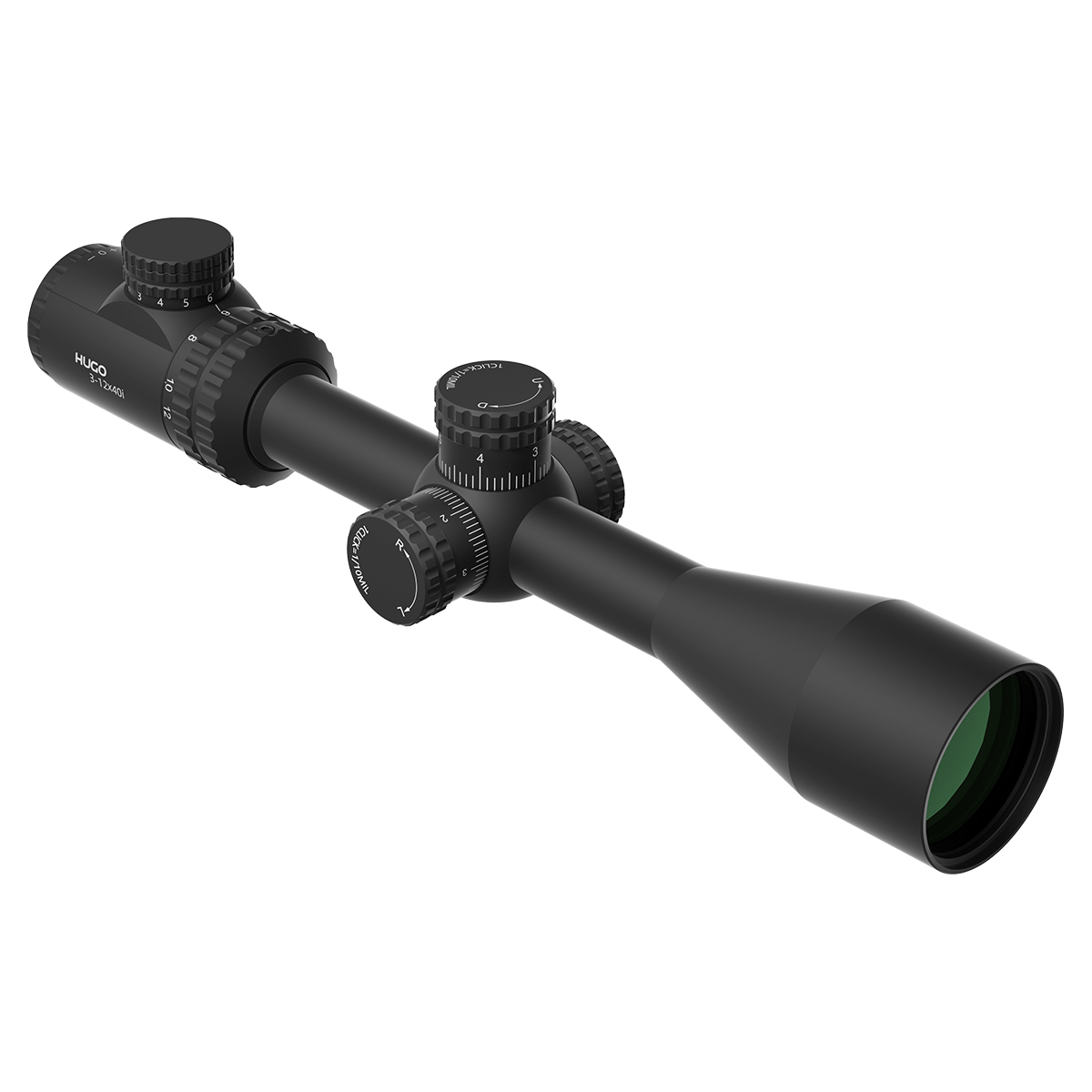 Vector Optics Hugo 3-12x40i siatka światłowodowa luneta celownicza 