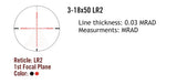 Sightmark Presidio 3-18x50 LR2 FFP luneta celownicza 