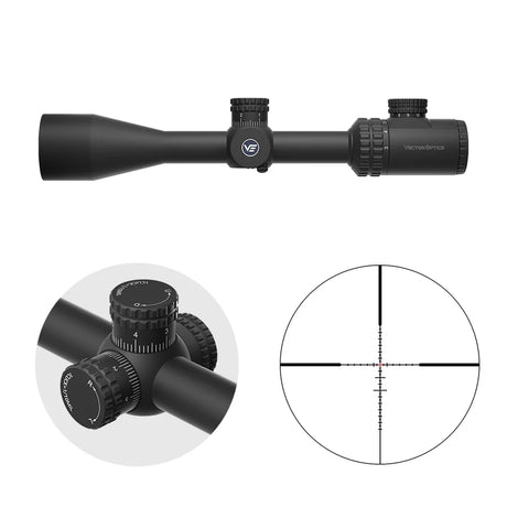 Vector Optics Hugo 3-12x40i siatka z włókna celownik optyczny