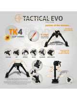 Taktyczny dwójnóg Combat TK4 6,5-9"