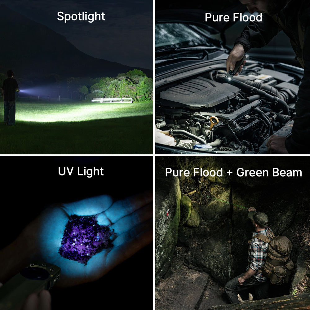 Olight ArkPro Ultra | płaska latarka EDC 4-w-1 | 1.700 lm - Olive Green