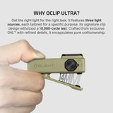 Olight Oclip Ultra | 3-w-1 przypinana latarka EDC | 530 lm - Olive Green