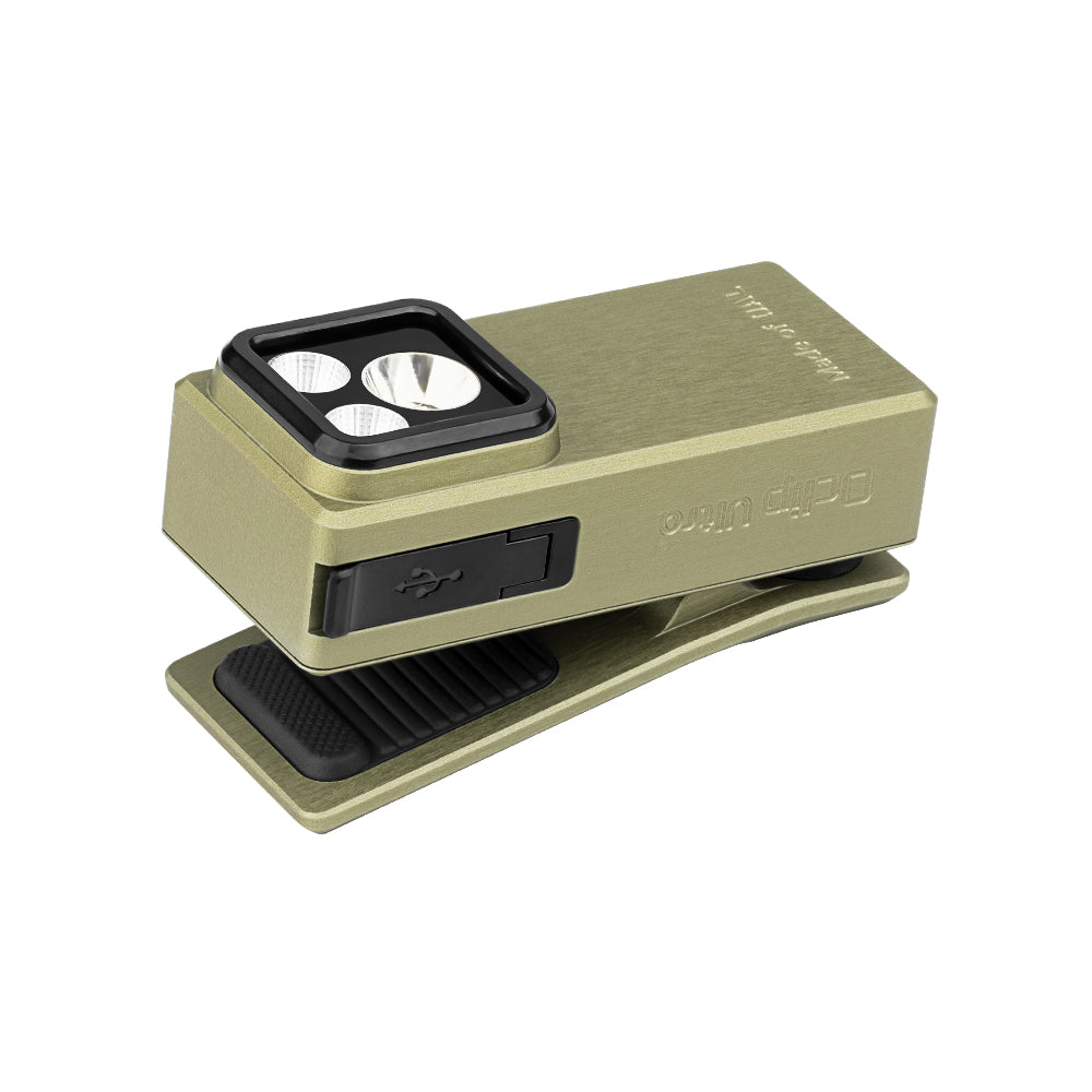 Olight Oclip Ultra | 3-w-1 przypinana latarka EDC | 530 lm - Olive Green