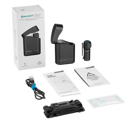 Olight Perun 3 Mini Premium | ładowalna latarka czołowa | 1.250 lm