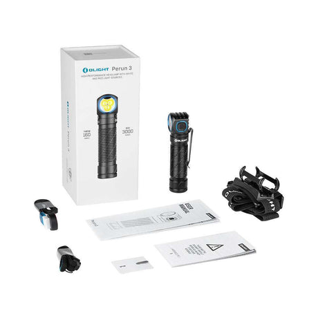 Olight Perun 3 | ładowalna latarka czołowa | 3.000 lm